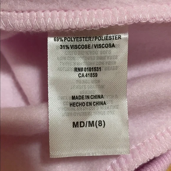 Hello Kitty Light Pink Bow Fleece Sweatshirt Kids Size Medium (Brand New) - Picture 9 of 10